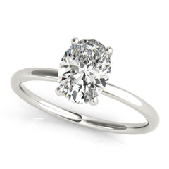 Engagement Ring Oval Cut Center - TN51157-E