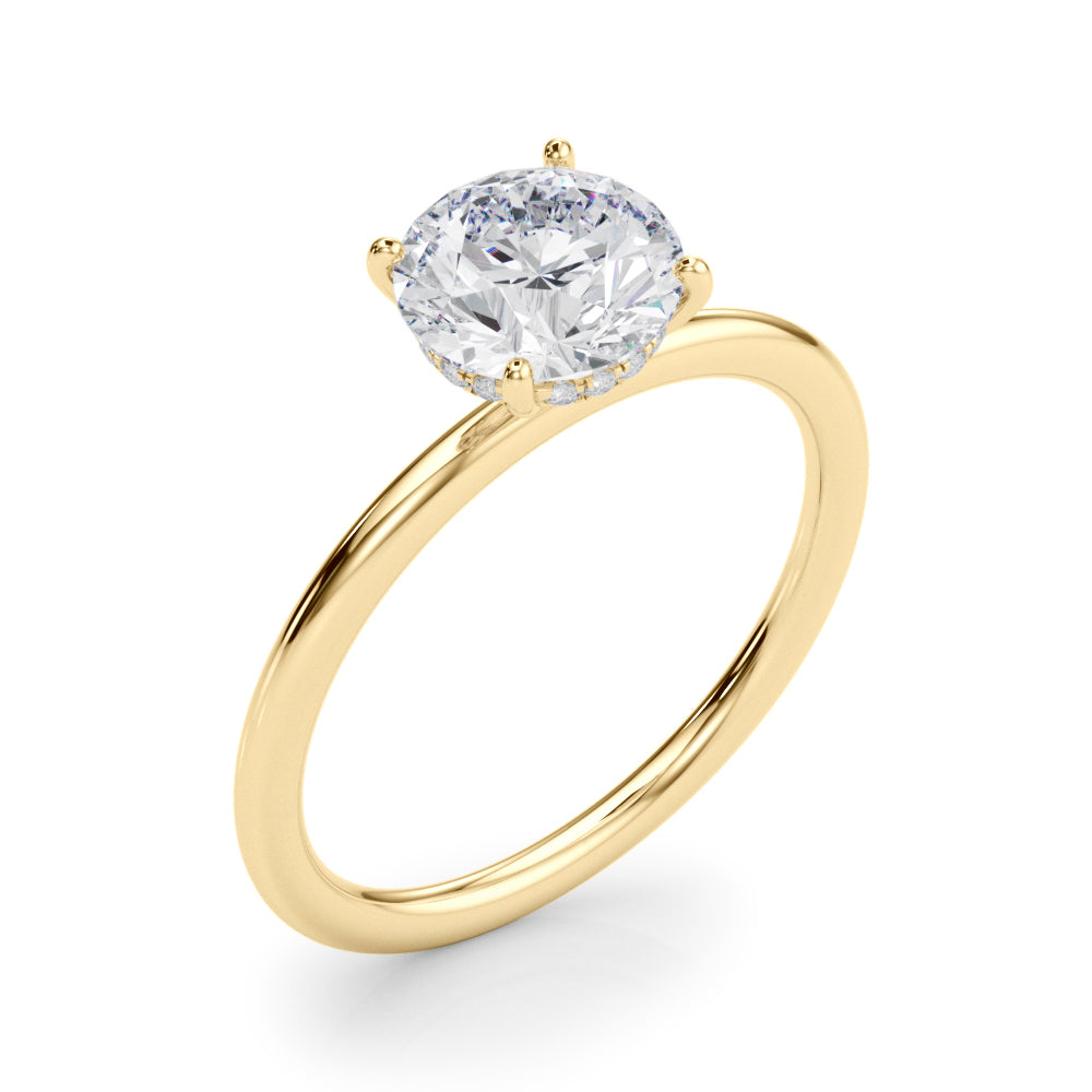 Engagement Ring Round Center - TN51159-E