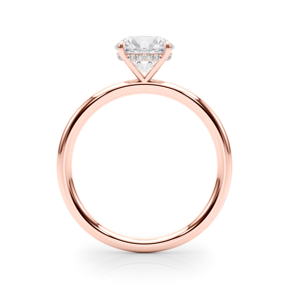 Engagement Ring Round Center - TN51159-E