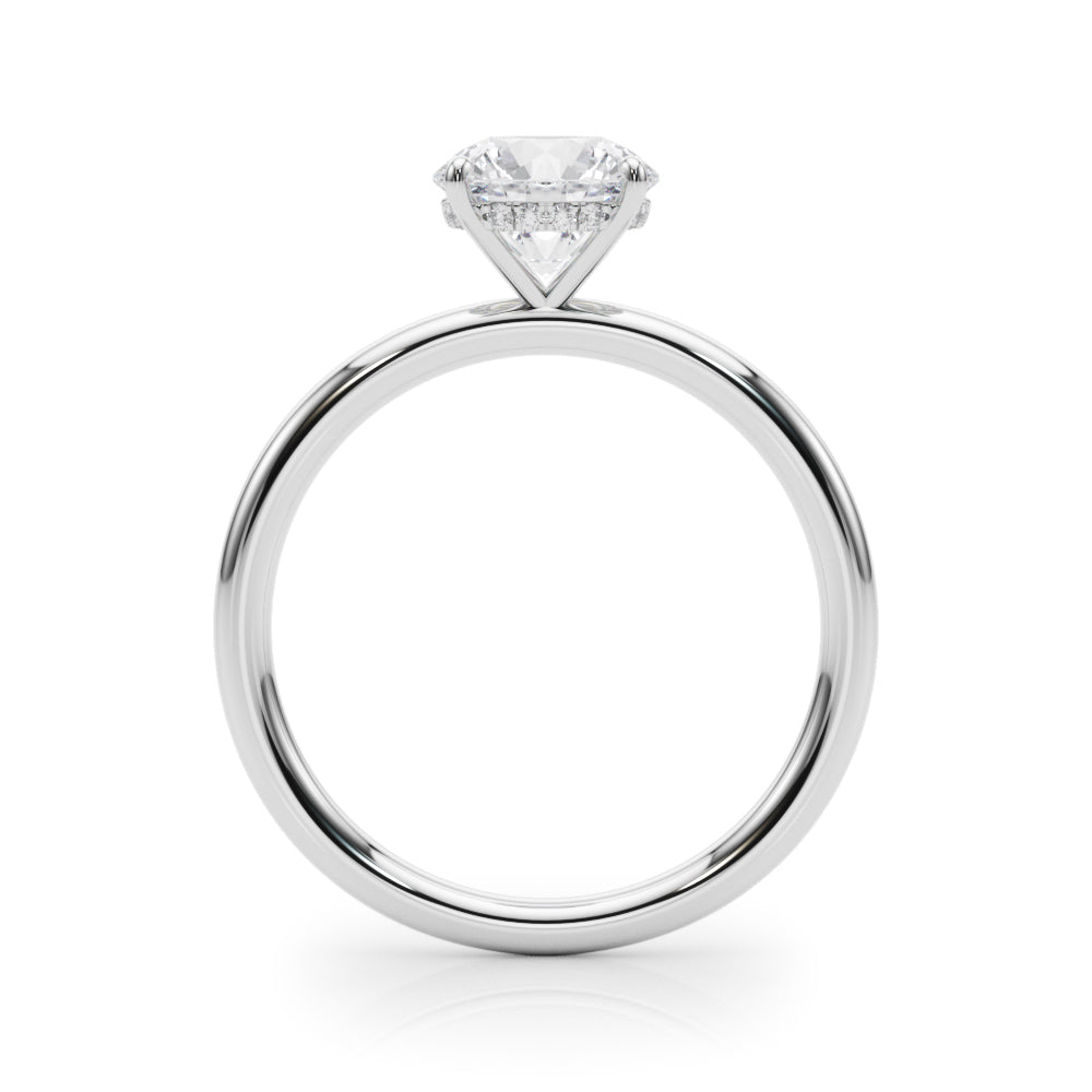 Engagement Ring Round Center - TN51159-E