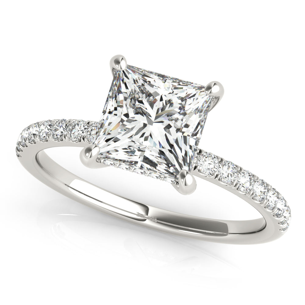 Single Row Princess Cut Center - TN51161-E