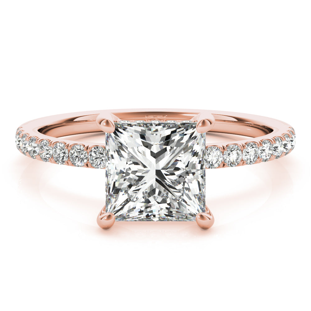 Single Row Princess Cut Center - TN51161-E