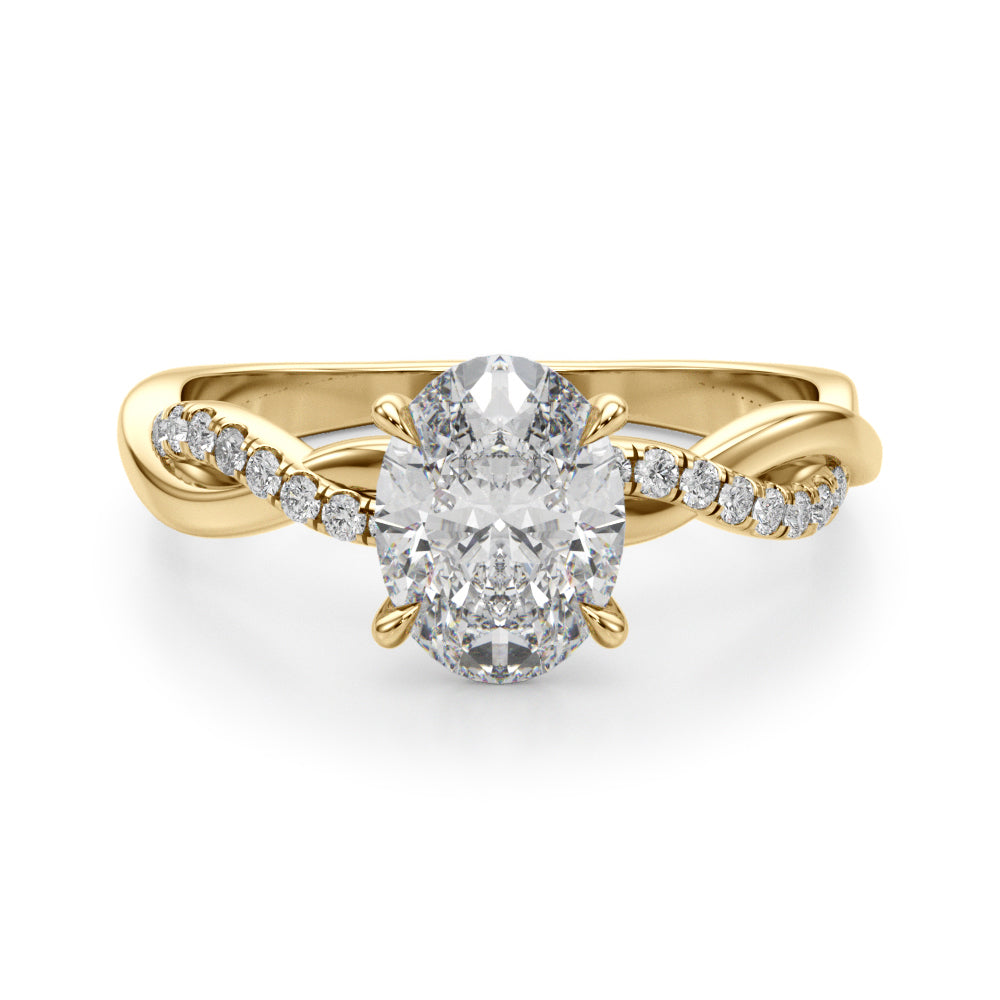 Engagement Rings Oval Center - TN51173-E