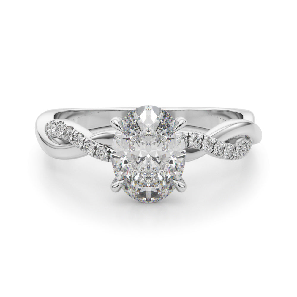 Engagement Rings Oval Center - TN51173-E