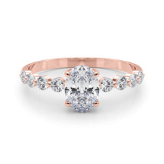 Oval Single Row Shared Pr Eng Ring - TN51206-E-5X3