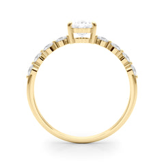 Oval Single Row Shared Pr Eng Ring - TN51206-E-5X3