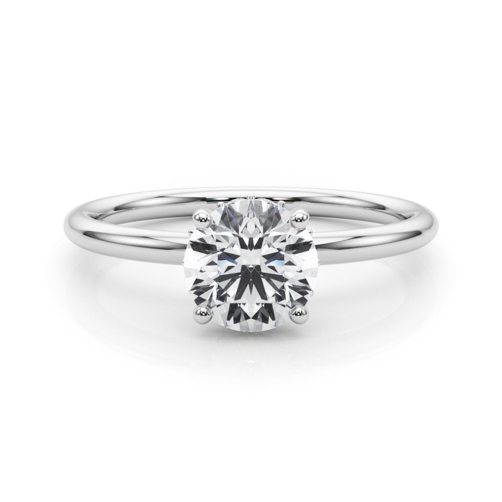 Hidden Halo Rd Engagement Ring - TN51210-E-13/4