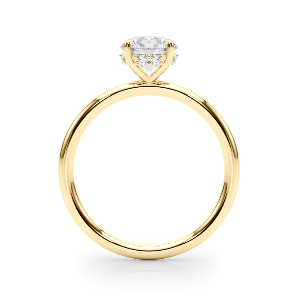 Hidden Halo Rd Engagement Ring - TN51210-E-13/4