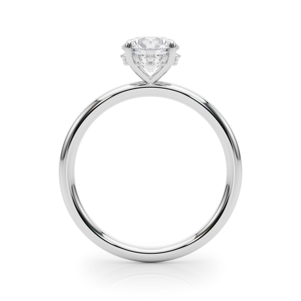 Hidden Halo Rd Engagement Ring - TN51210-E-13/4