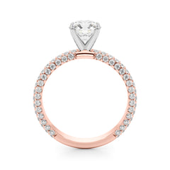 Pave Engagement Ring - TN51215-E