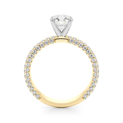 Pave Engagement Ring - TN51215-E