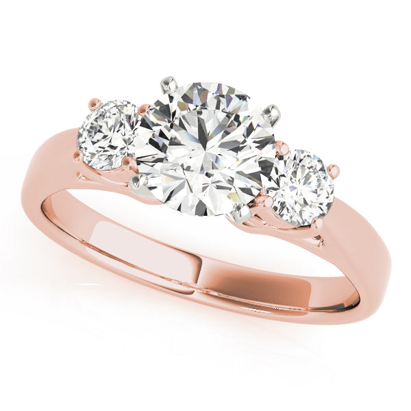 Engagement Rings 3 Stone Round - TN80767