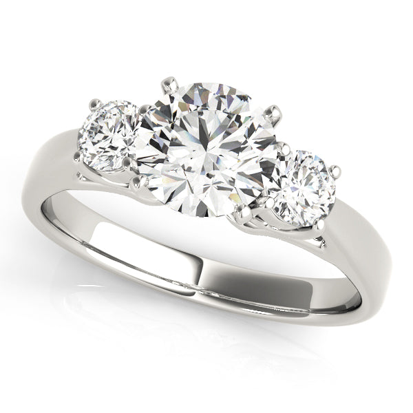 Engagement Rings 3 Stone Round - TN80767