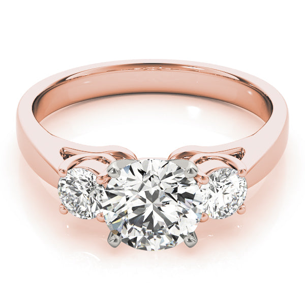 Engagement Rings 3 Stone Round - TN80767