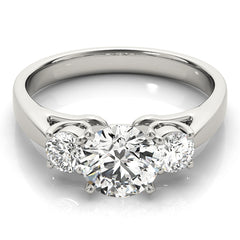 Engagement Rings 3 Stone Round - TN80767