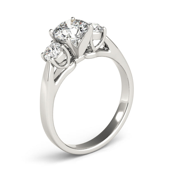 Engagement Rings 3 Stone Round - TN80767