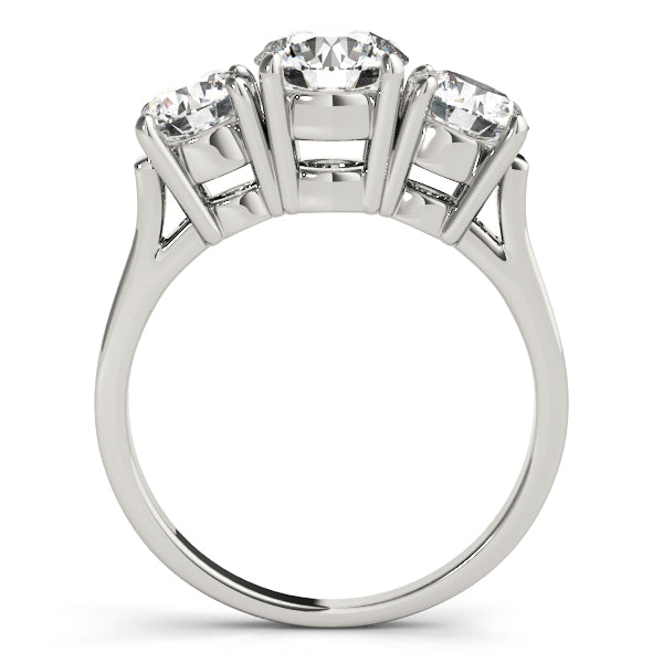Engagement Rings 3 Stone Round - TN81073