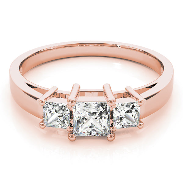 Engagement Rings 3 Stone Princess - TN81172