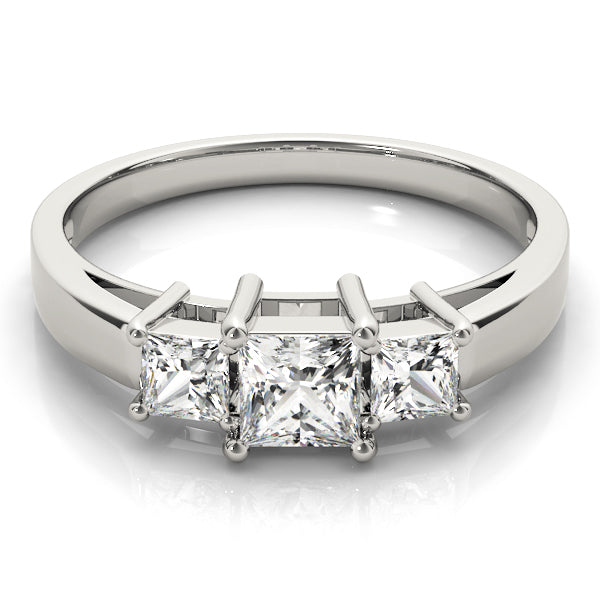 Engagement Rings 3 Stone Princess - TN81172