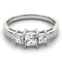 Engagement Rings 3 Stone Princess - TN81172