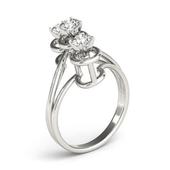Engagement Rings 3 Stone Round - TN81523