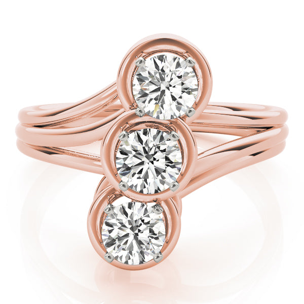 Engagement Rings 3 Stone Round - TN81523