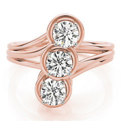 Engagement Rings 3 Stone Round - TN81523