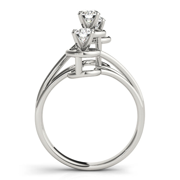 Engagement Rings 3 Stone Round - TN81523