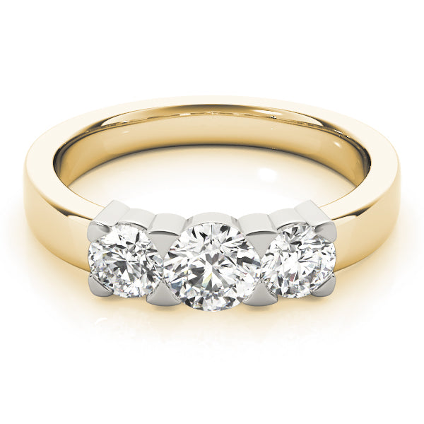 Engagement Rings 3 Stone Round - TN81755