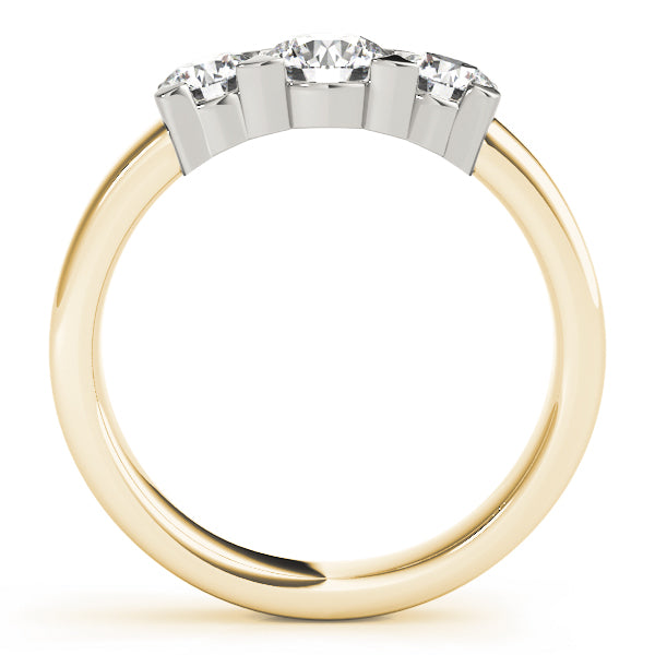 Engagement Rings 3 Stone Round - TN81755