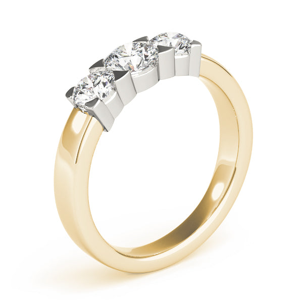 Engagement Rings 3 Stone Round - TN81755