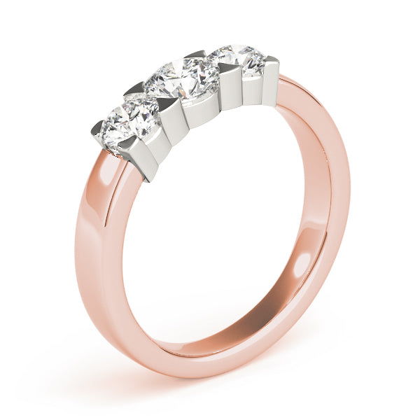 Engagement Rings 3 Stone Round - TN81755