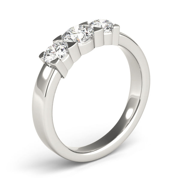 Engagement Rings 3 Stone Round - TN81755