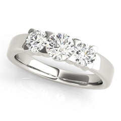 Engagement Rings 3 Stone Round - TN81755