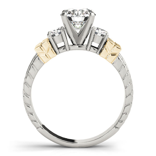 Engagement Rings 3 Stone Round - TN81859