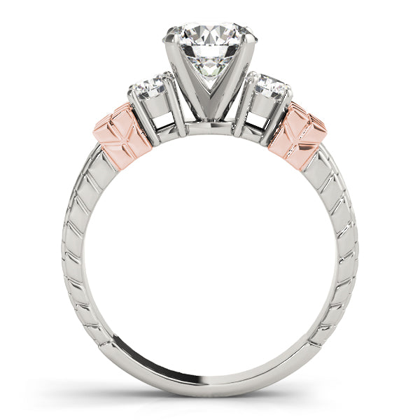 Engagement Rings 3 Stone Round - TN81859