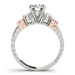 Engagement Rings 3 Stone Round - TN81859