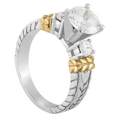 Engagement Rings 3 Stone Round - TN81859