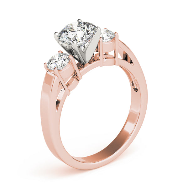 Engagement Rings 3 Stone Round - TN81882