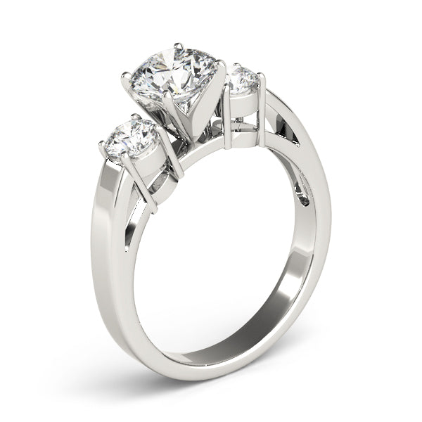 Engagement Rings 3 Stone Round - TN81882