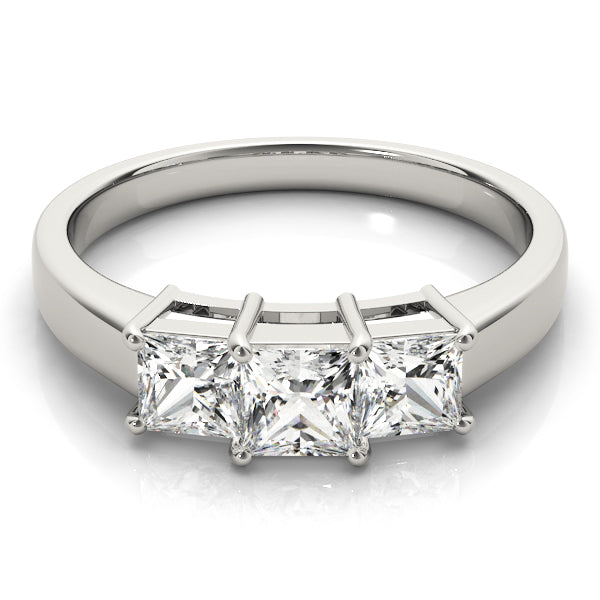 Engagement Rings 3 Stone Princess - TN81883