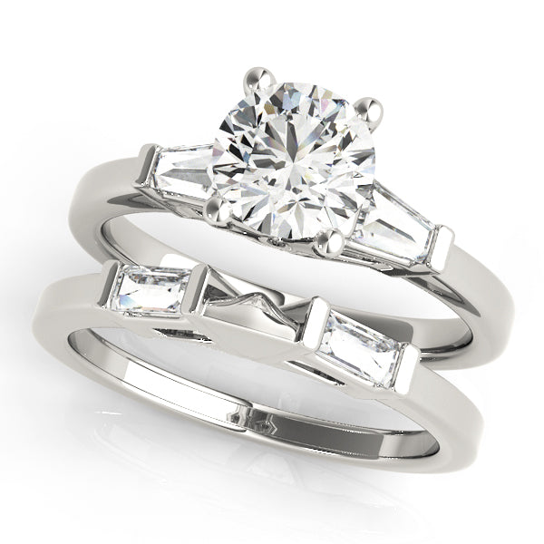 Engagement Rings Fancy Shape Baguette Remounts - TN81885