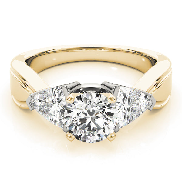 Engagement Rings 3 Stone Trillion - TN81933