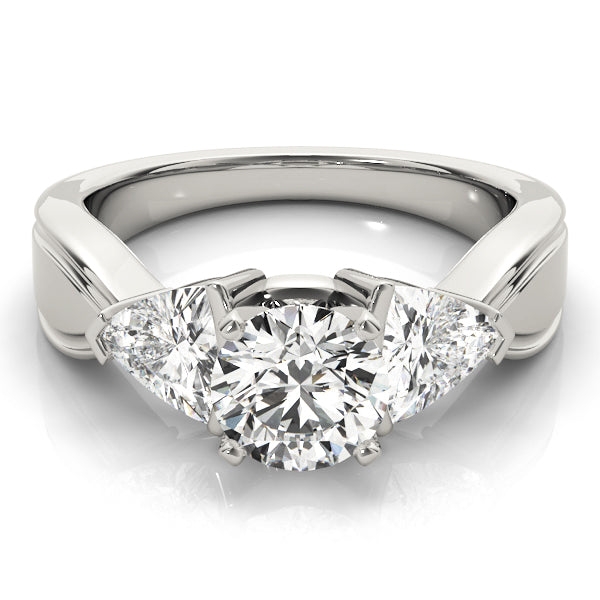 Engagement Rings 3 Stone Trillion - TN81933