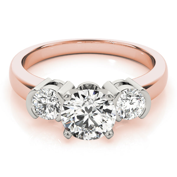 Engagement Rings 3 Stone Round - TN81934