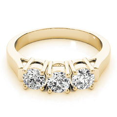 Engagement Rings 3 Stone Round - TN81977