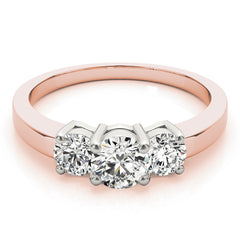 Engagement Rings 3 Stone Round - TN81980