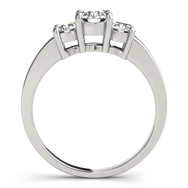 Engagement Rings 3 Stone Round - TN81980