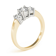 Engagement Rings 3 Stone Round - TN81980