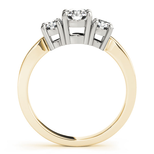 Engagement Rings 3 Stone Round - TN81983